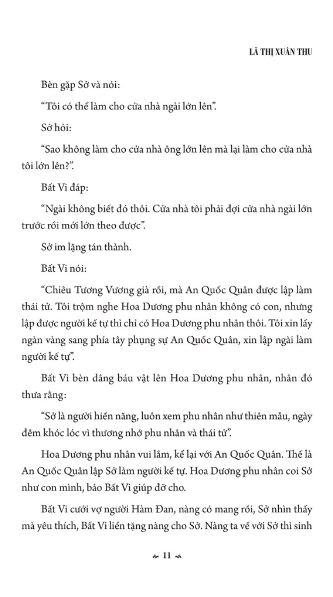 Lã Thị Xuân Thu (Bản Dịch Trọn Bộ) _KV