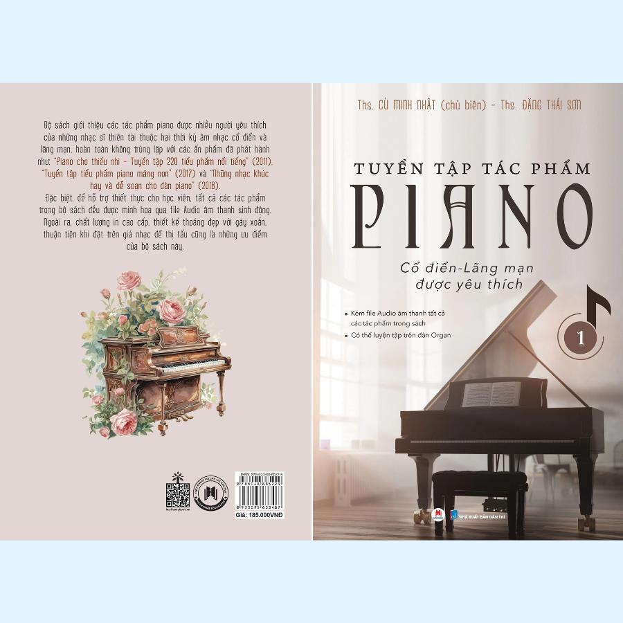 Sách - Tuyển Tập Tác Phẩm Piano Cổ Điển Lãng Mạn Được Yêu Thích - Tập 1 - Huy Hoàng