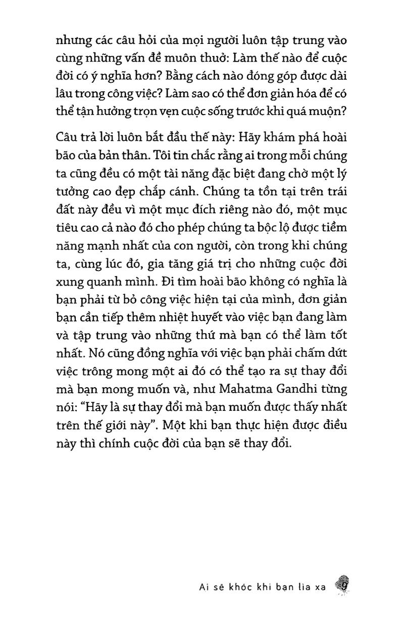 Ai Sẽ Khóc Khi Bạn Lìa Xa