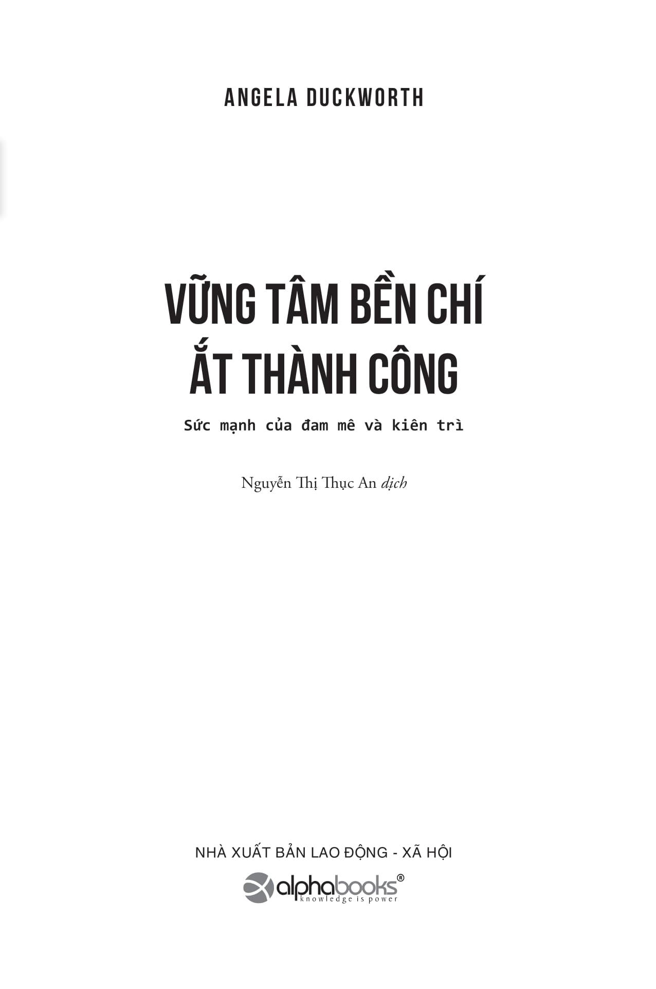Vững Tâm Bền Chí Ắt Thành Công
