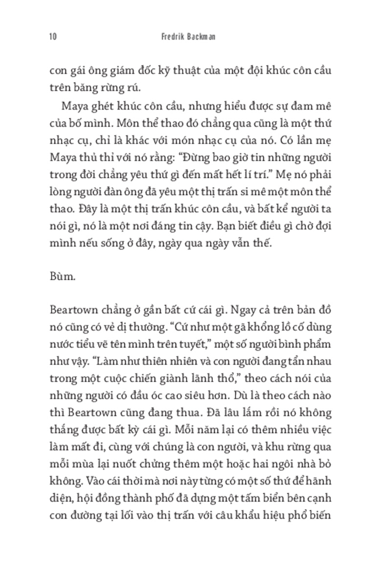 Beartown - Thị Trấn Nhỏ, Giấc Mơ Lớn _TRE