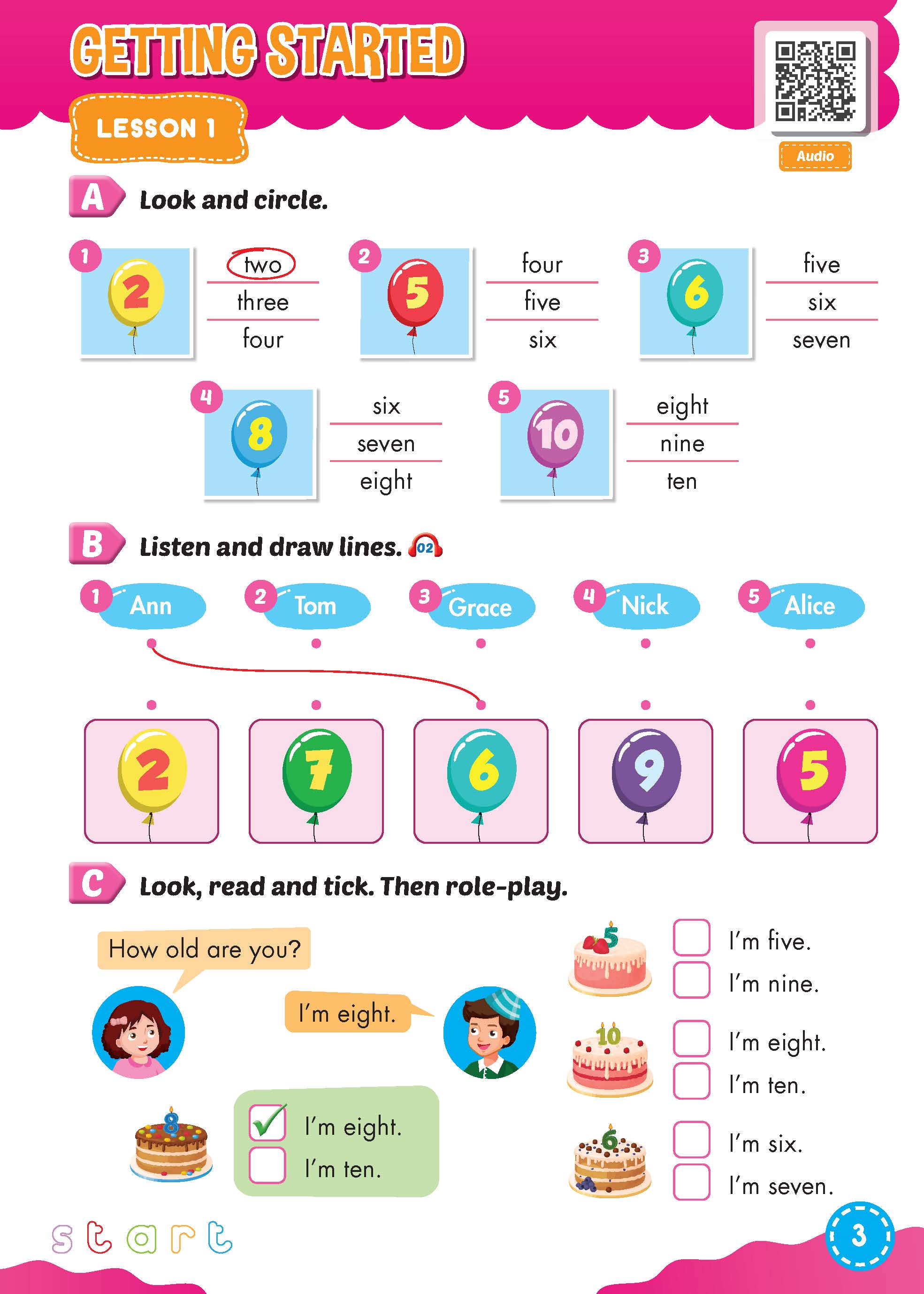 Bài tập Bổ trợ Tiếng Anh 2 i-Learn Smart Start