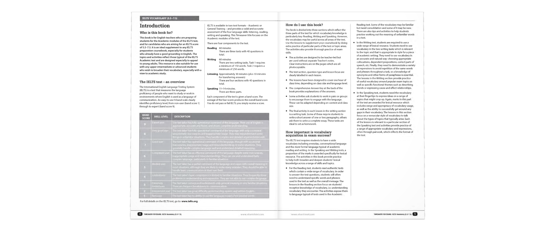 Timesaver For Exams - IELTS Vocabulary 5.5 - 7.5