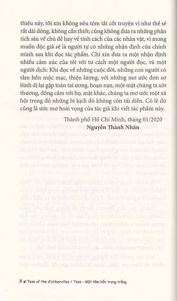 Tess Một Tâm Hồn Trong Trắng
