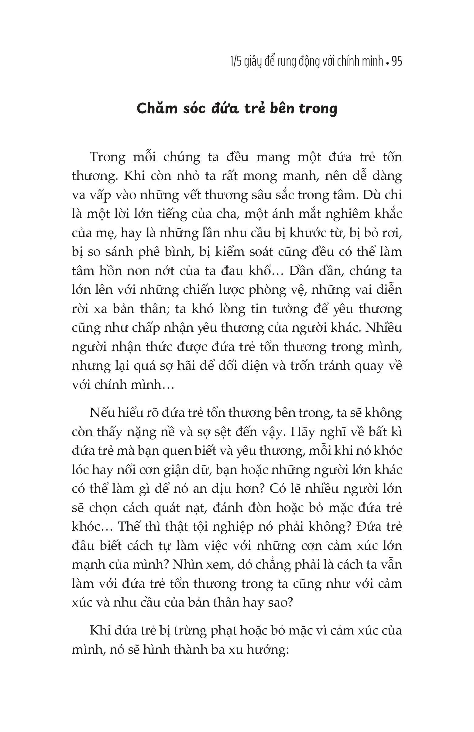 Sách 1/5 Giây Để Rung Động Với Chính Mình - Học Thương Mình Giữa Muôn Vàn Vụn Vỡ - Thanh Alice