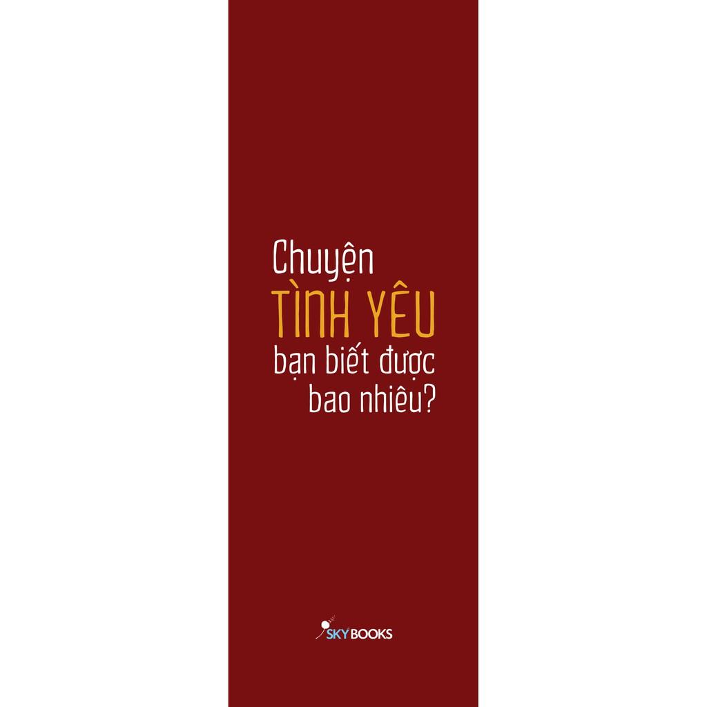 Sách Men Chase Women Choose Chuyện Tình Yêu Bạn Biết Được Bao Nhiêu? - Skybooks - BẢN QUYỀN