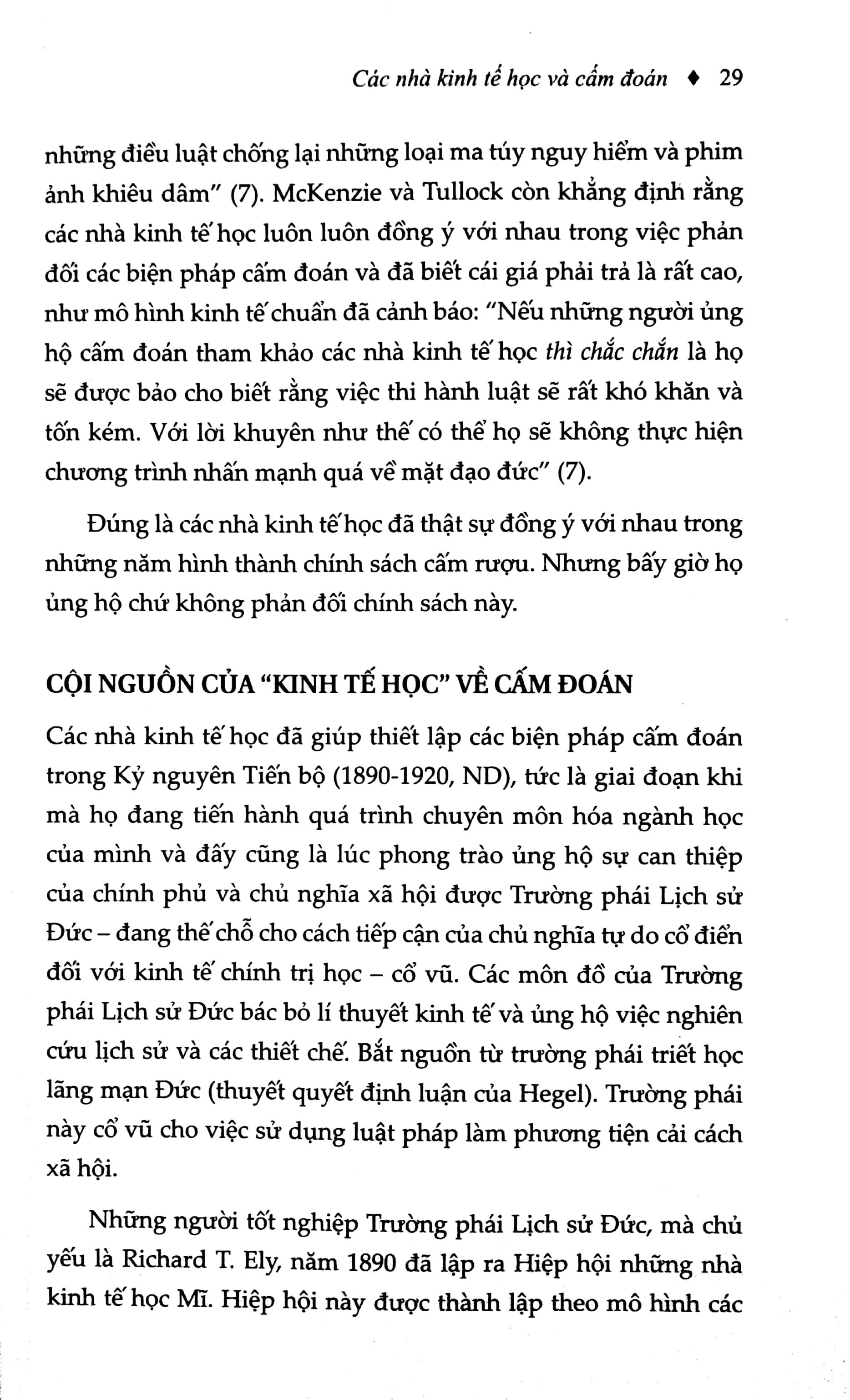 Kinh Tế Học Cấm Đoán