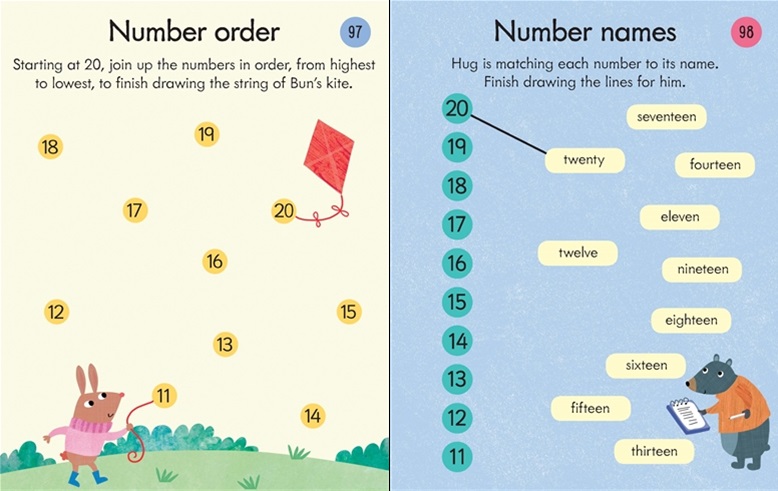 Sách tiếng Anh - Usborne Key Skills Practice Pad: Subtracting 5-6