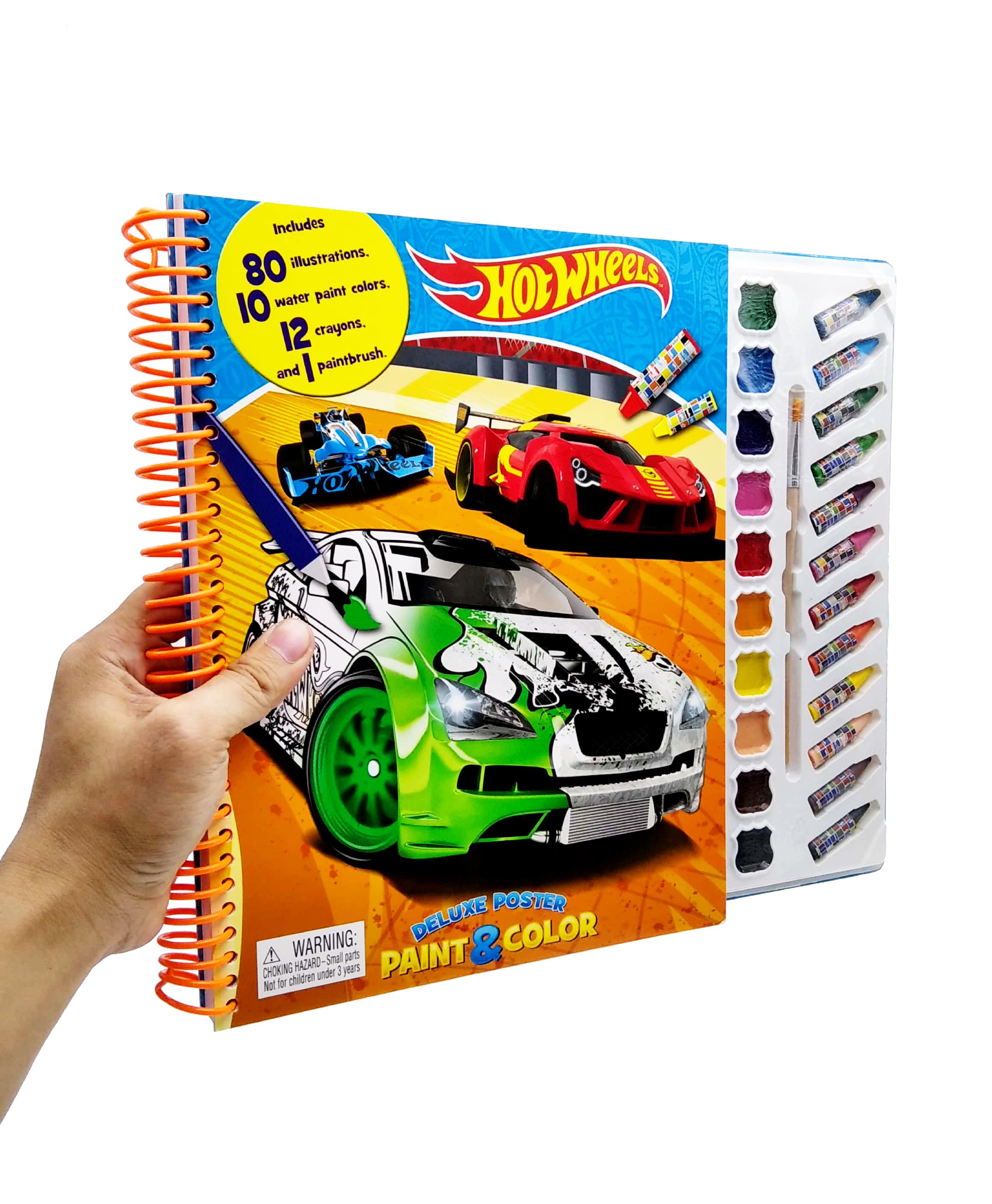 Mattel Hot Wheels Deluxe Poster Paint & Color
