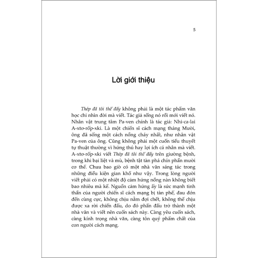 Thép Đã Tôi Thế Đấy