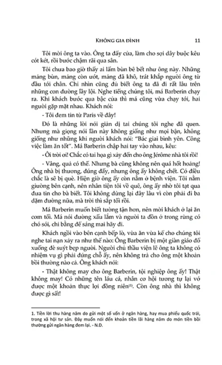 Không Gia Đình Bìa Da (Bìa Cứng) _KV