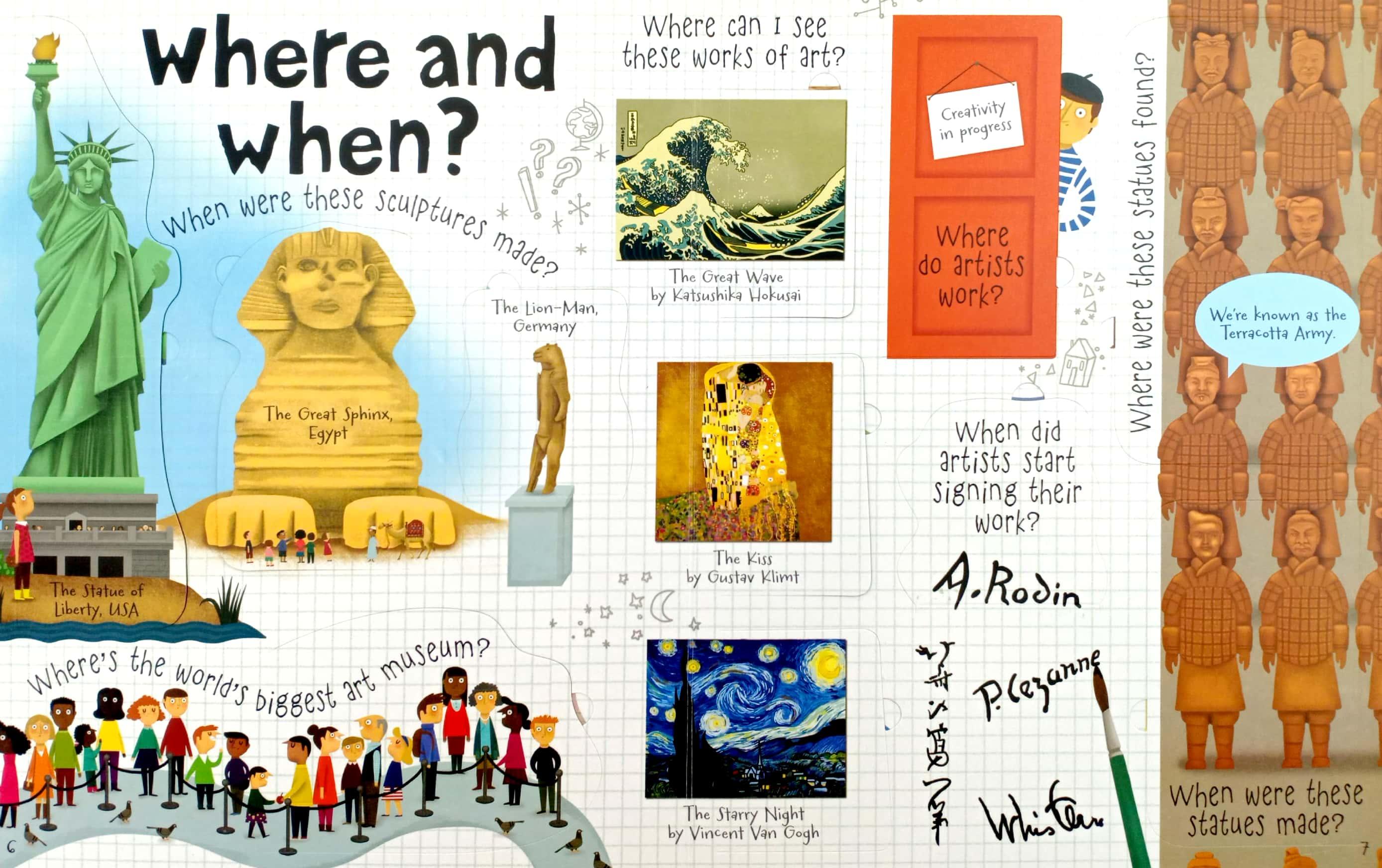 Usborne Lift-the-Flap Questions and Answers about Art