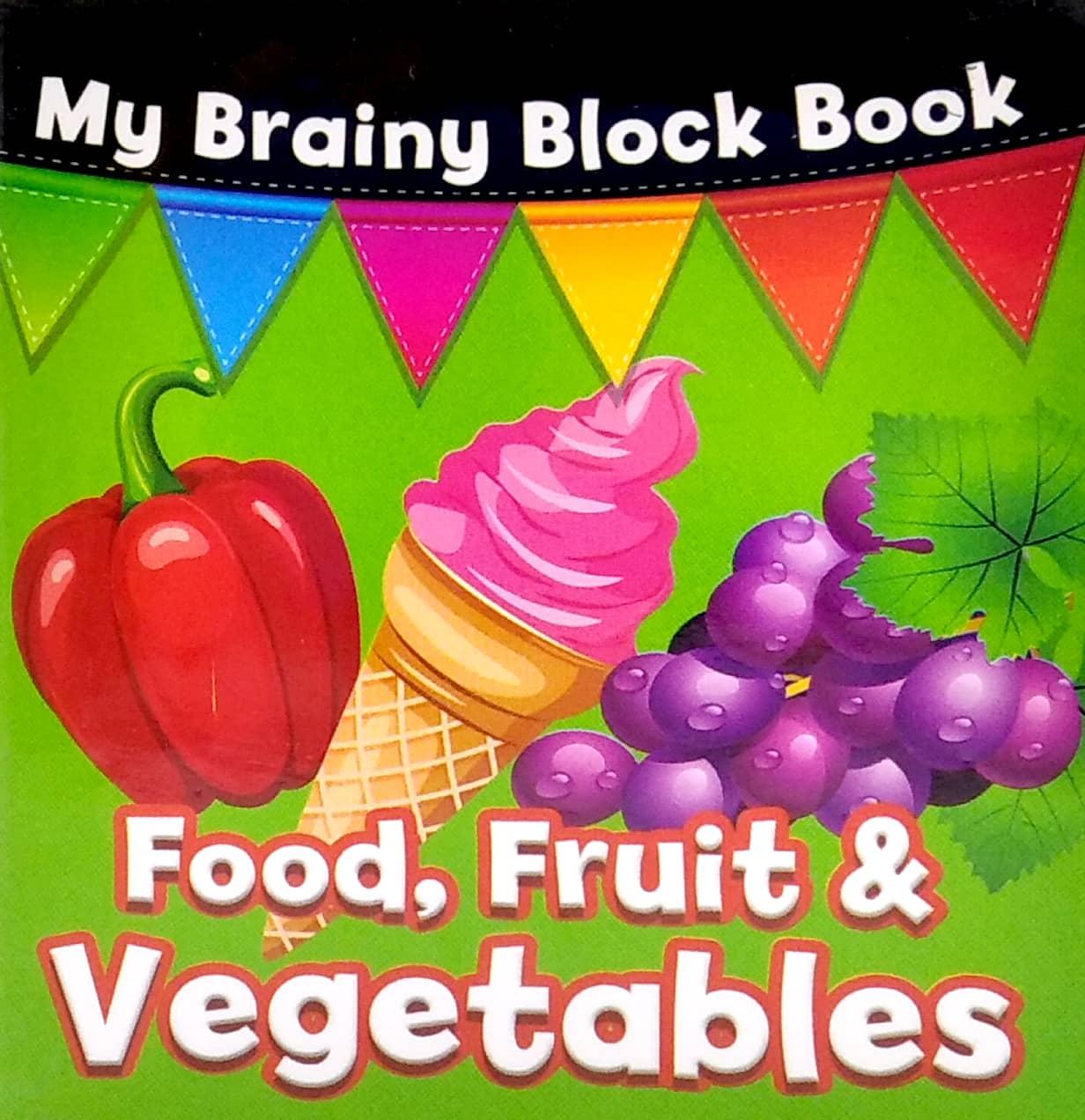 My Brainy Block Books: Food, Fruits & Vegetables