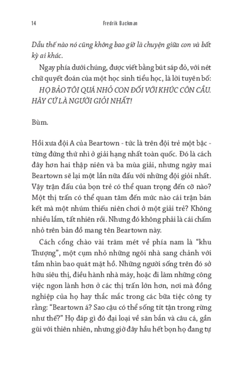 Beartown - Thị Trấn Nhỏ, Giấc Mơ Lớn _TRE