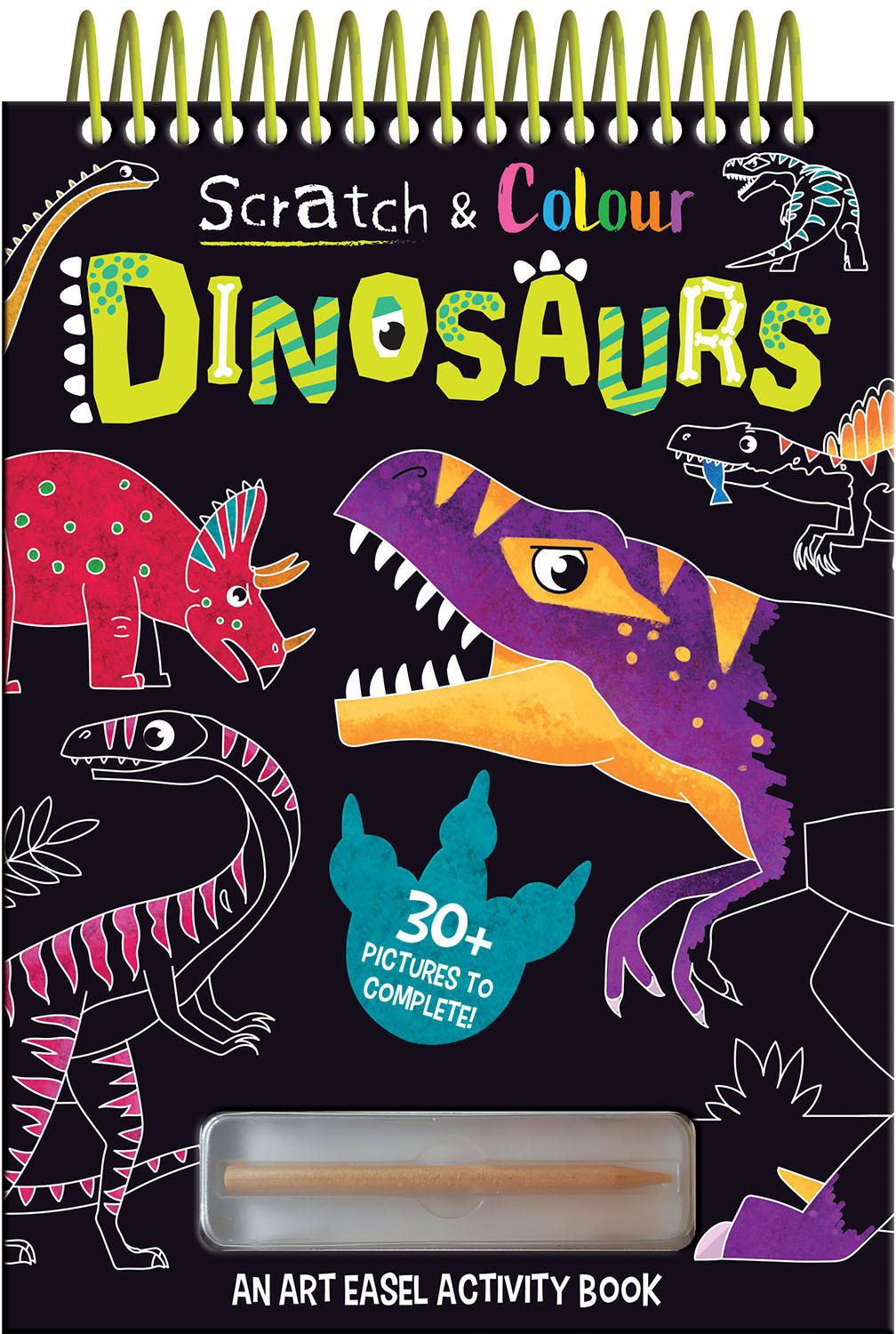Scratch & Colour Dinosaurs