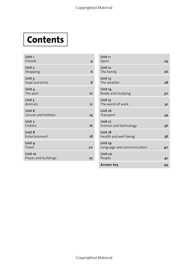 Objective KET Workbook with Answers