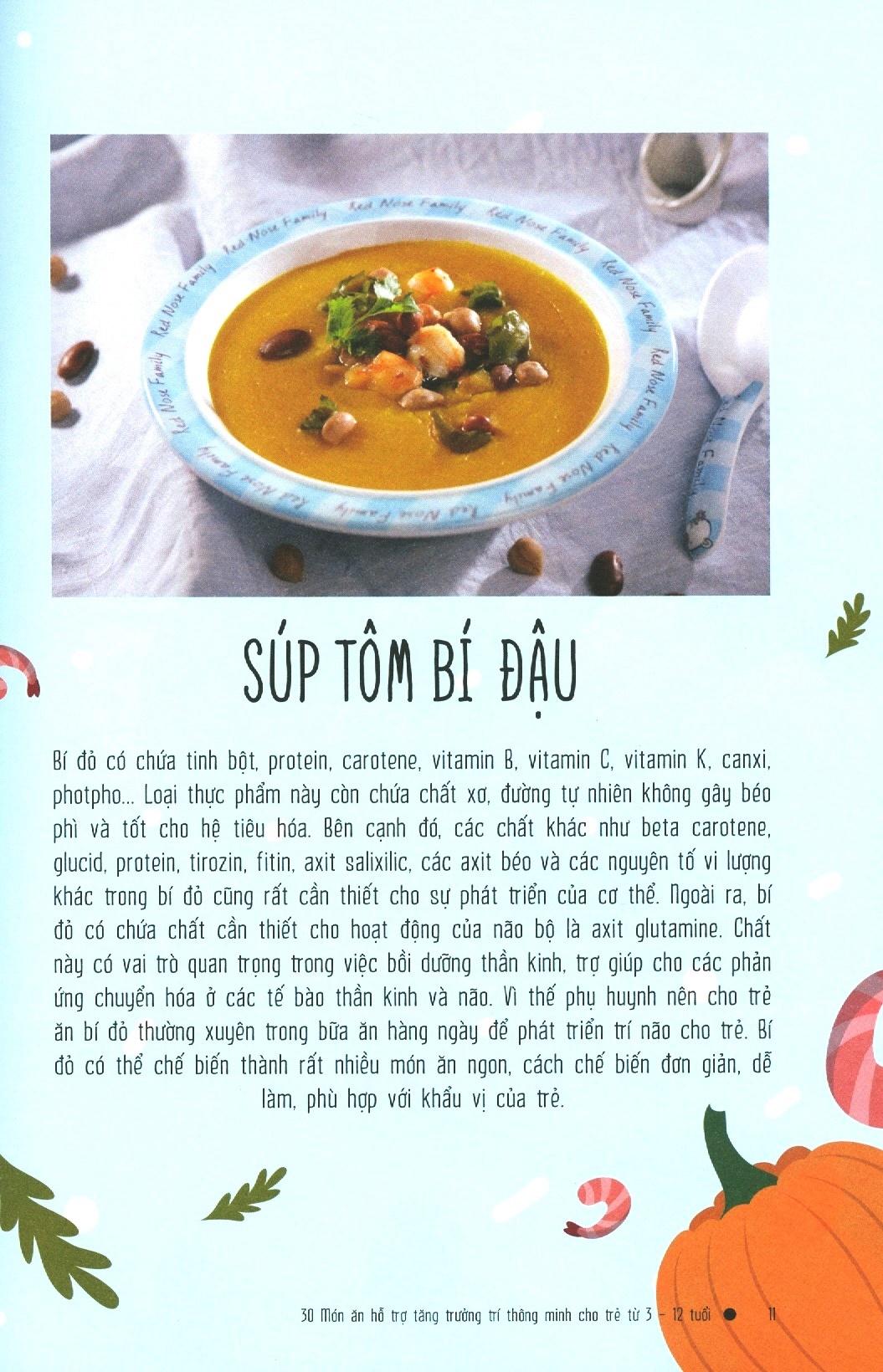 Cùng Con Khôn Lớn - 30 Món Ăn Hỗ Trợ Tăng Trưởng Trí Thông Minh Cho Trẻ Từ 3- 12 Tuổi