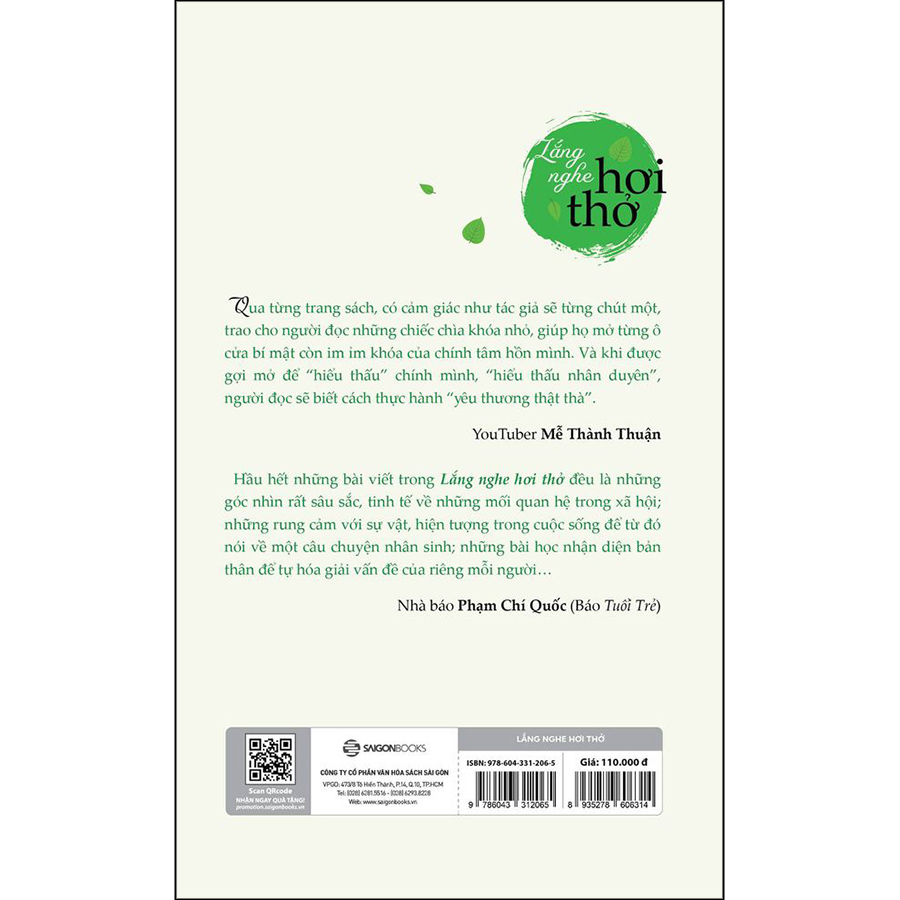 Lắng Nghe Hơi Thở _Saigon Books