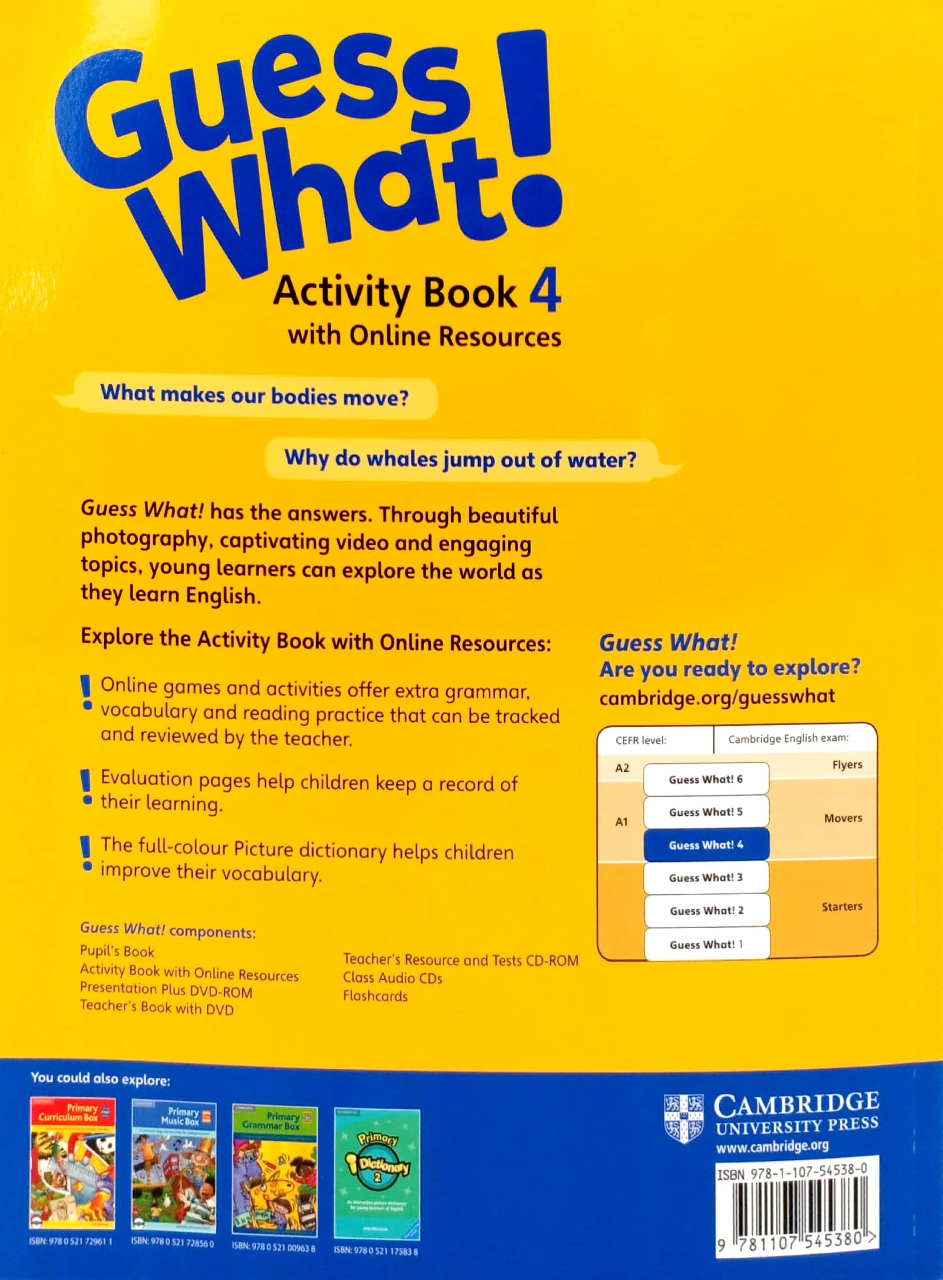 Guess What! Level 4 Activity Book with Online Resources British English