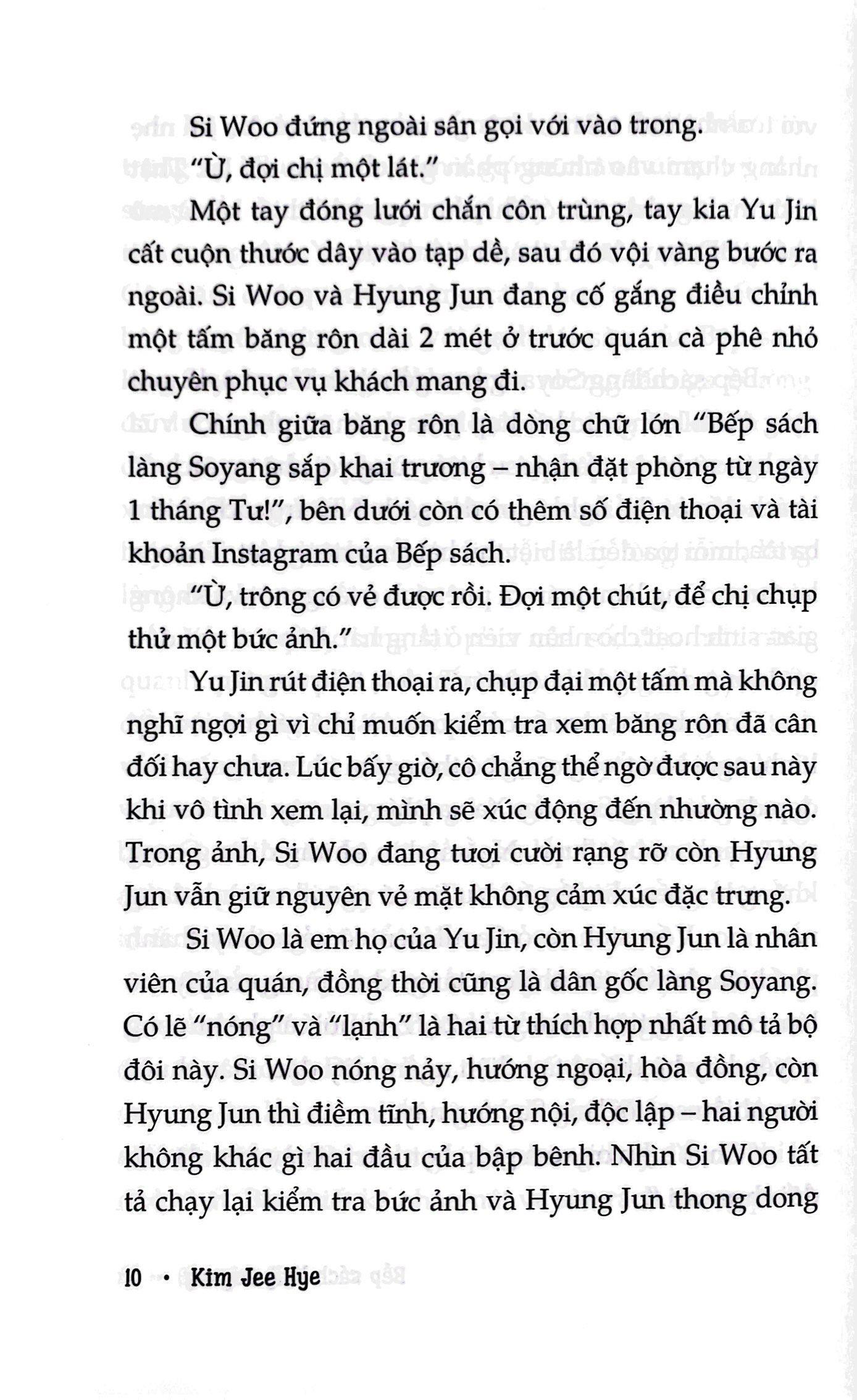 Bếp Sách Làng Soyang