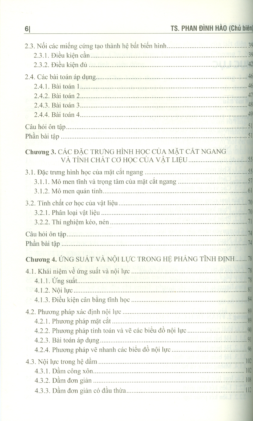 Cơ Học Công Trình - TS. Phan Đình Hào (Chủ biên), ThS. Đỗ Minh Đức, ThS. Lê Cao Tuấn