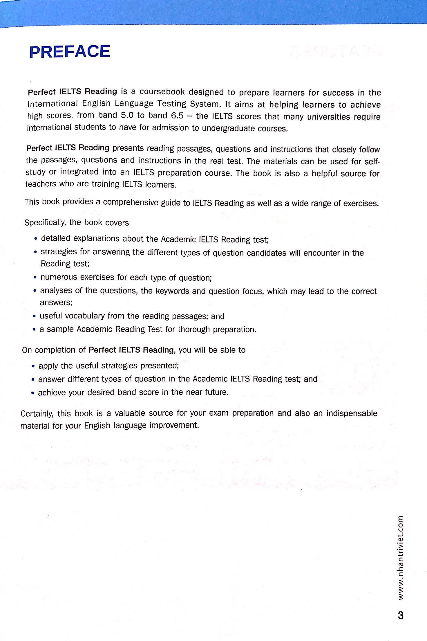 Perfect IELTS Reading
