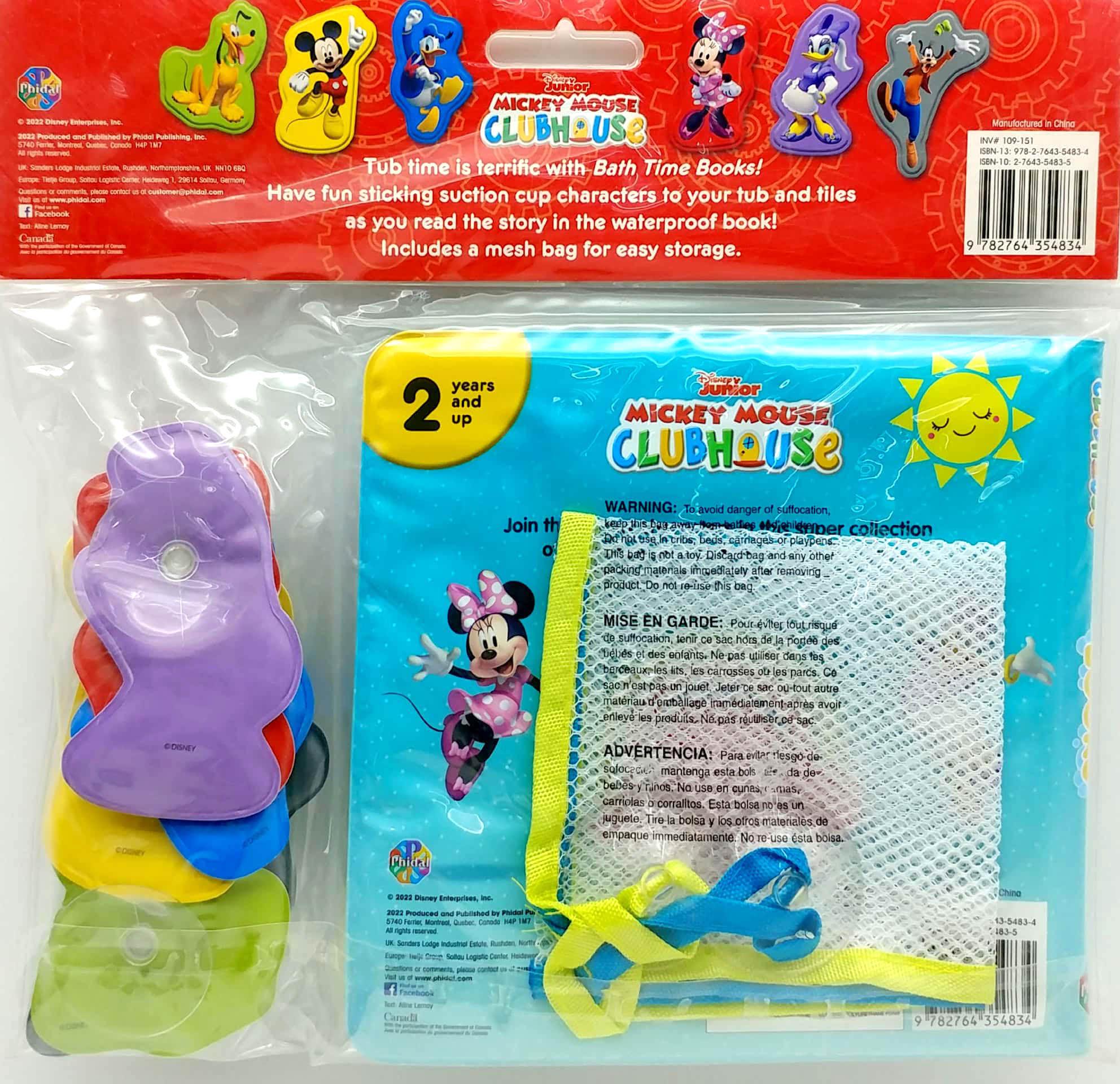 Disney Minnie & Mickey Bath Time Books (Eva Bag Edition)