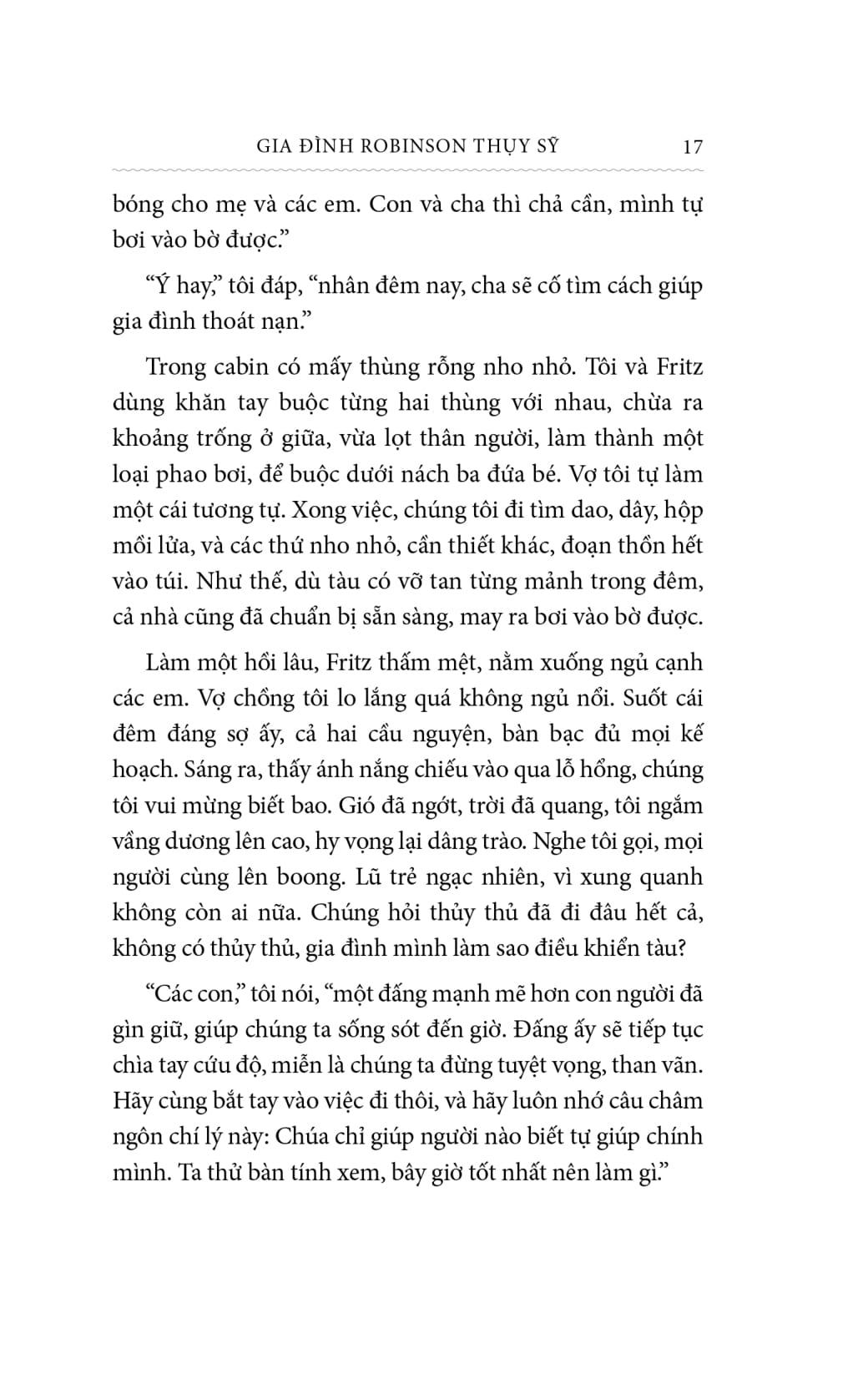Sách - Gia Đình Robinson Thụy Sỹ - Bìa Vải