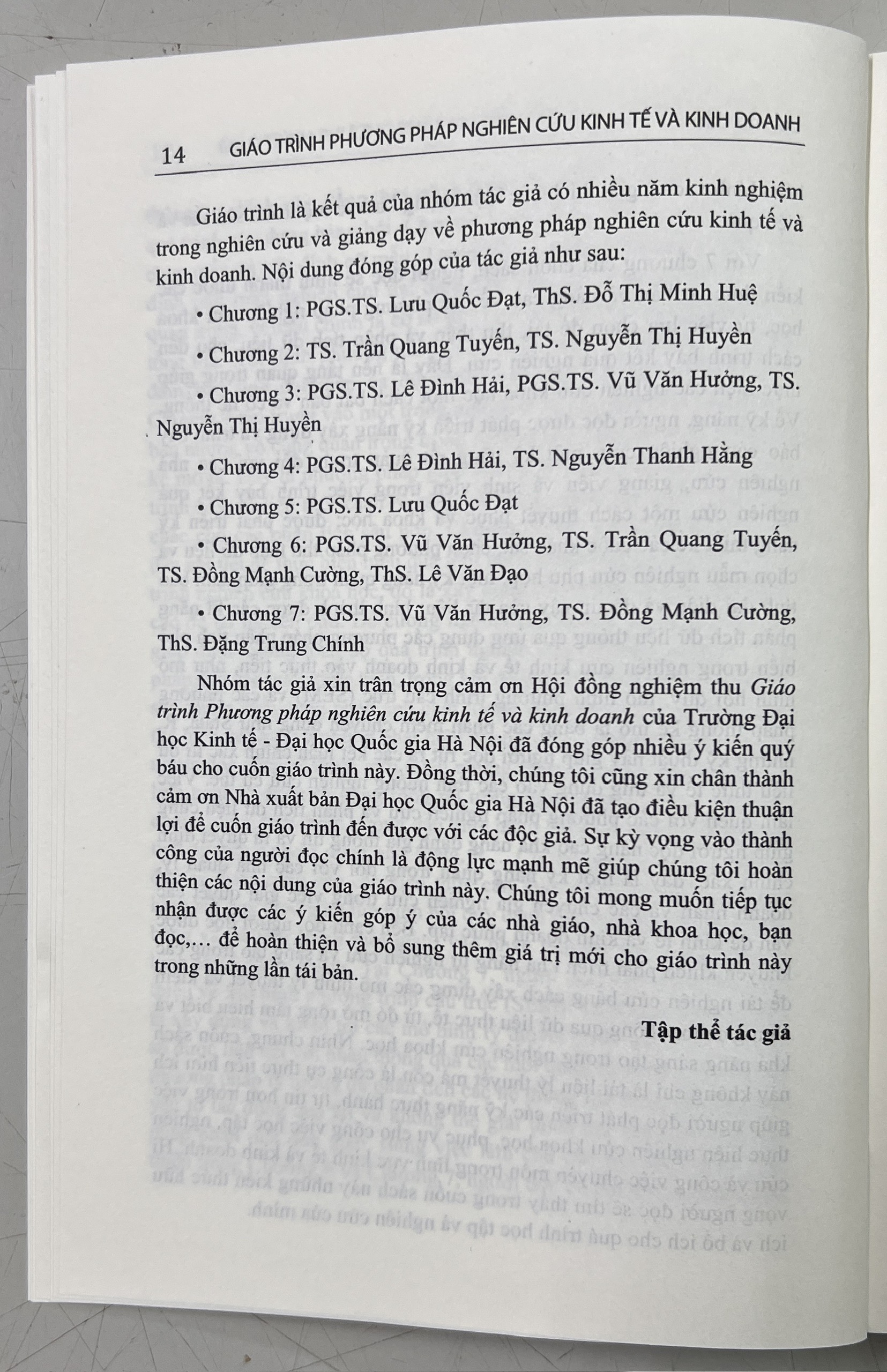 Sách - Giáo Trình Phương Pháp Nghiên Cứu Kinh Tế Và Kinh Doanh