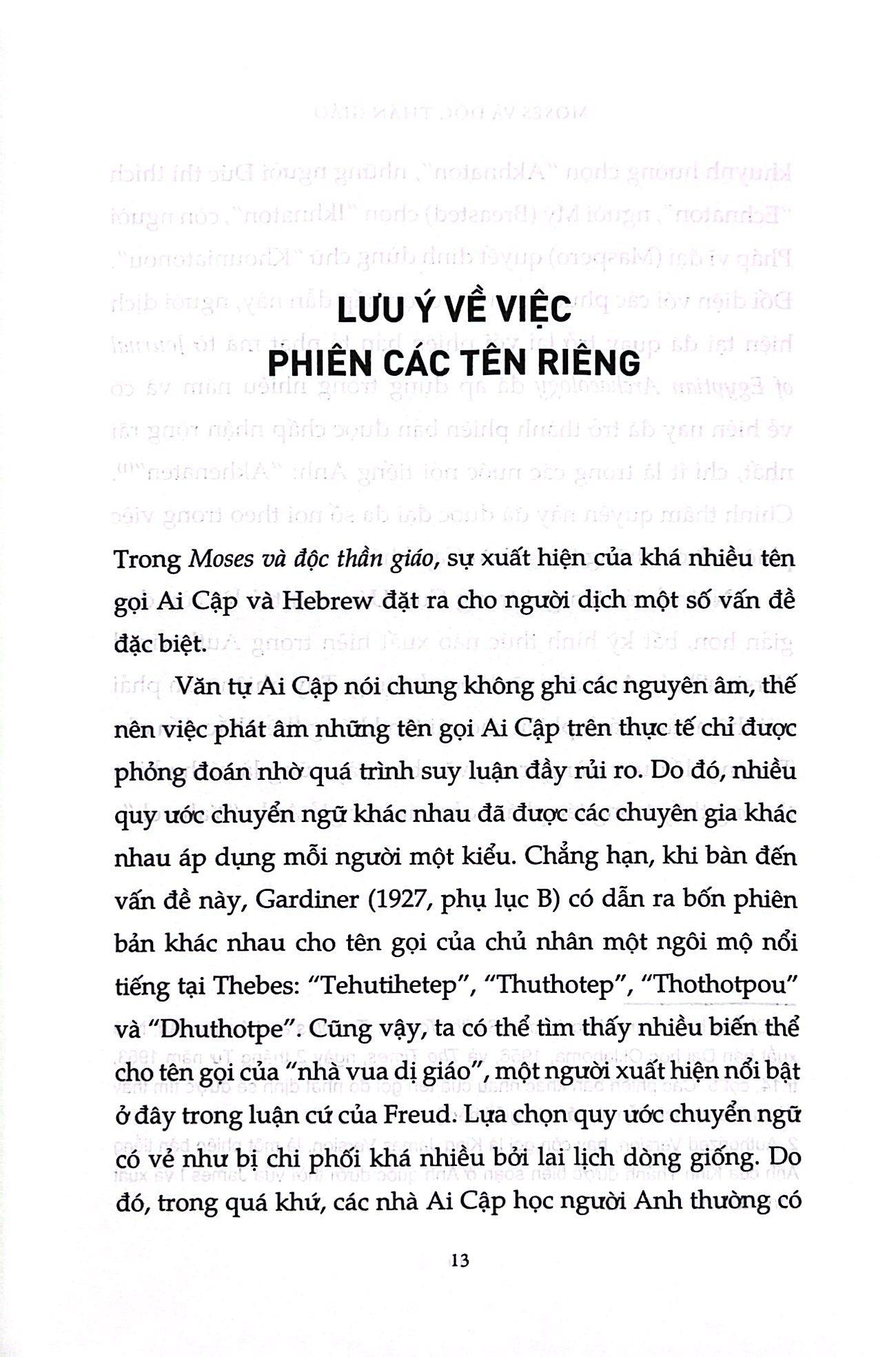 Sách - Moses Và Độc Thần Giáo