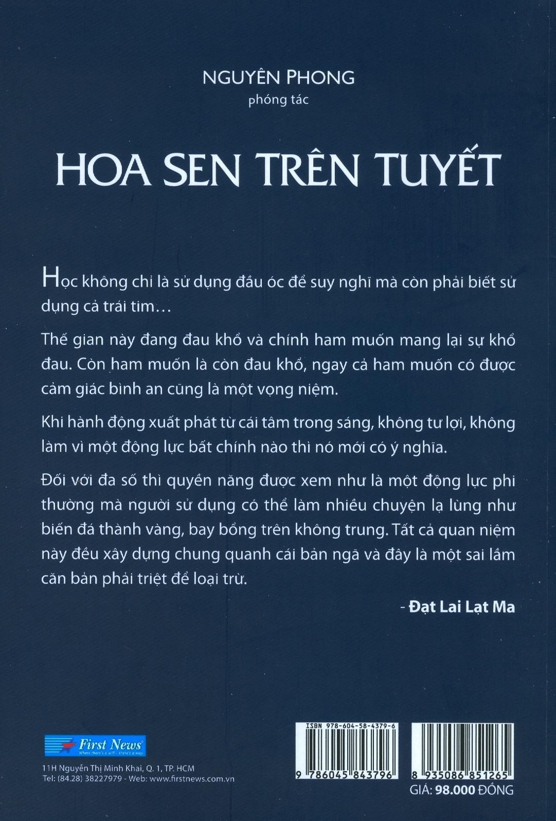 Sách Hoa Sen Trên Tuyết - Nguyên Phong (Tái Bản 2020)