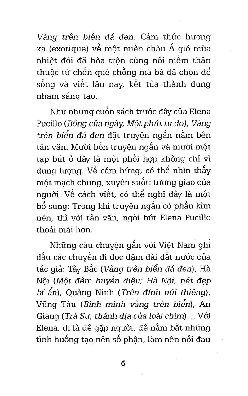 Vàng Trên Biển Đá Đen