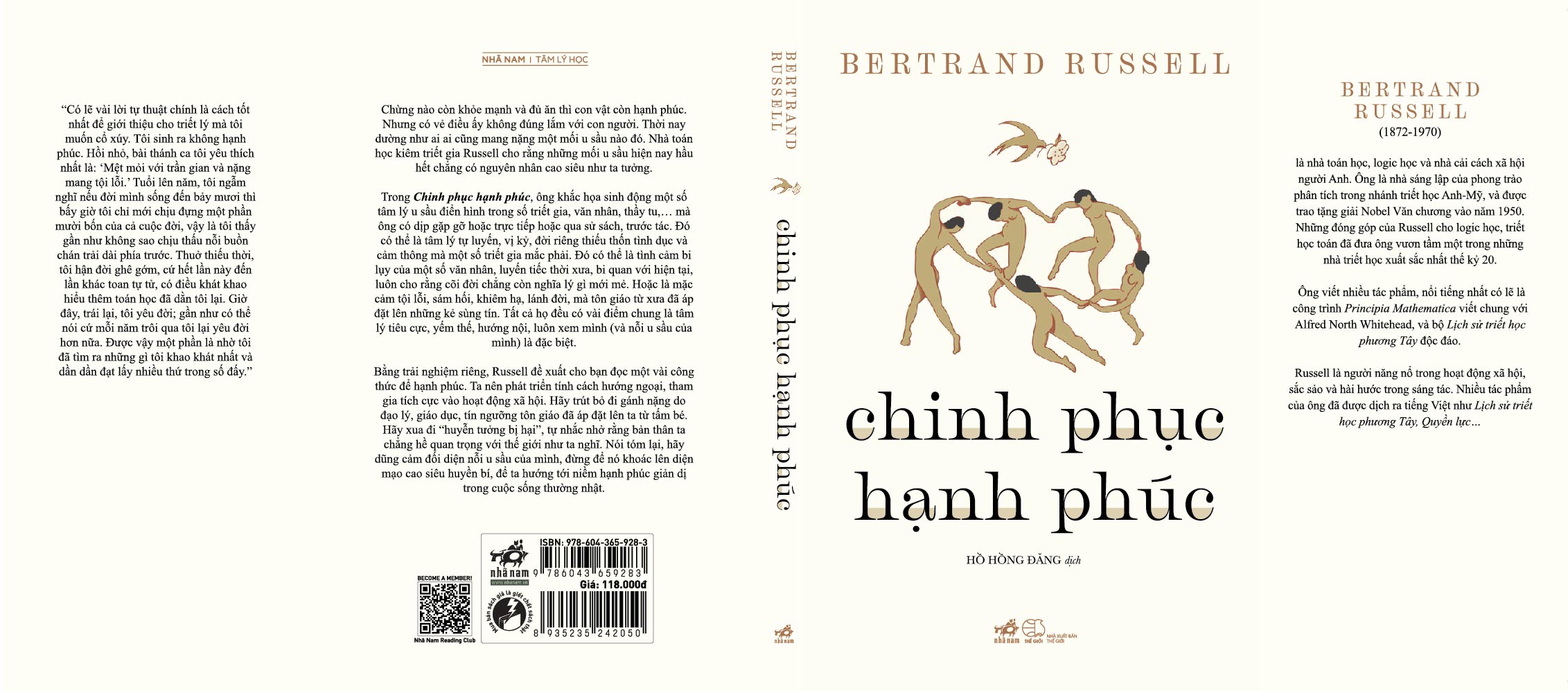 Sách - Chinh phục hạnh phúc (Bertrand Russell) (Nhã Nam Official)