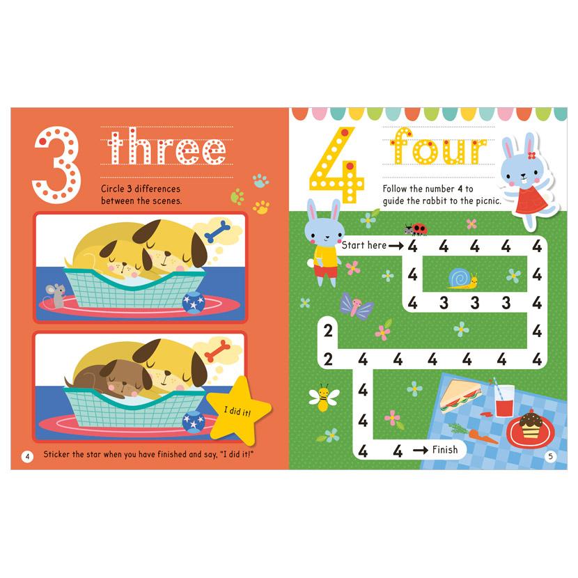 Big Stickers for Little Hands 123
