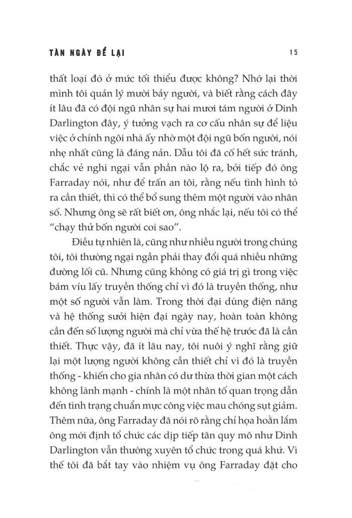 Tàn Ngày Để Lại (Bìa Cứng)