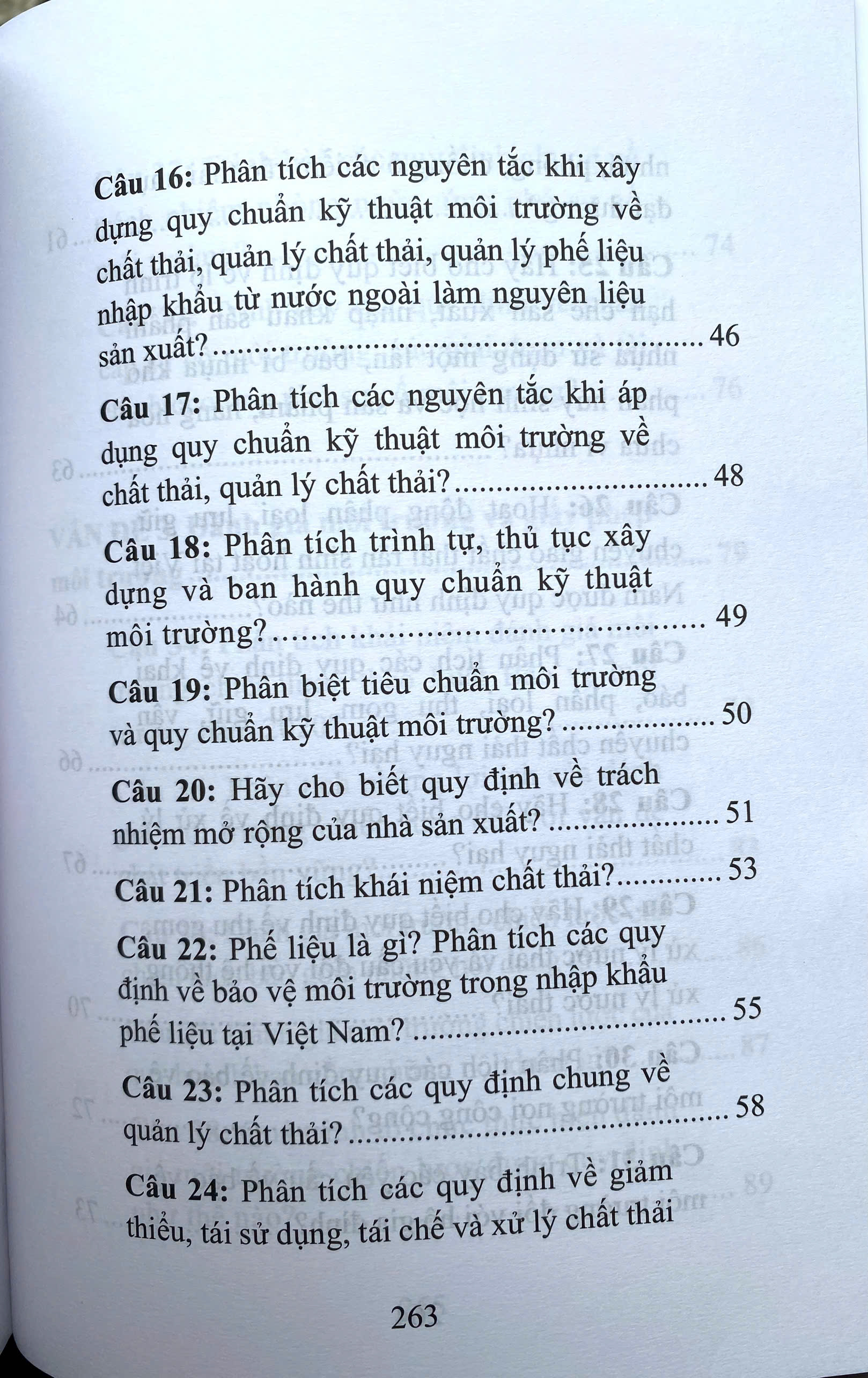 Hướng Dẫn Ôn Tập Luật Môi Trường