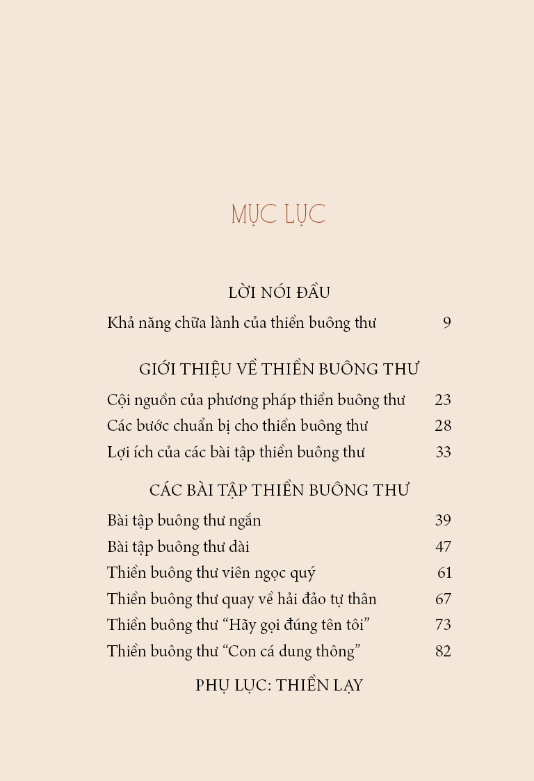 Thiền Buông Thư - Sư Cô Chân Không