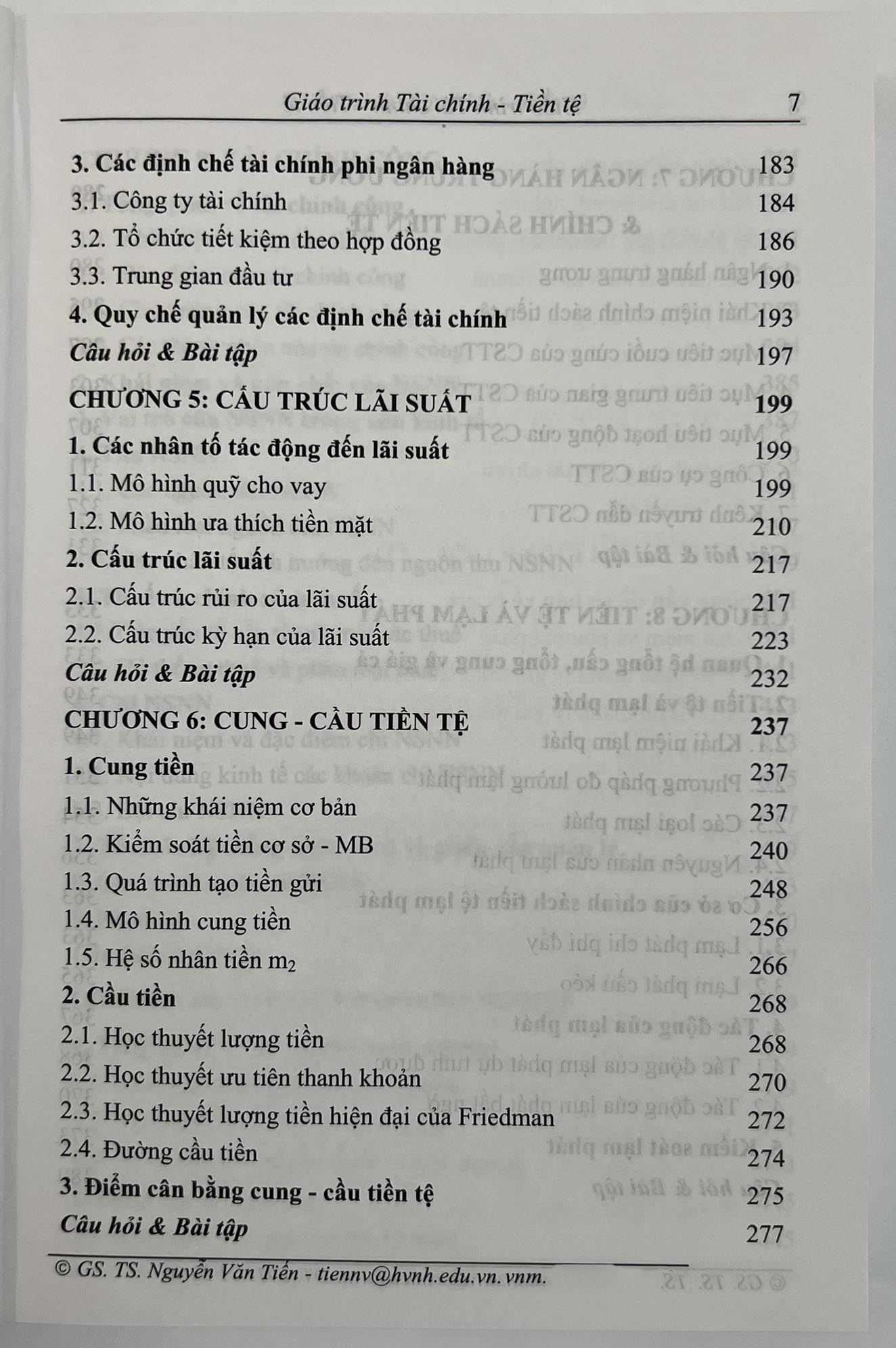 Sách - Giáo TRình Tài Chính - Tiền Tệ 2024