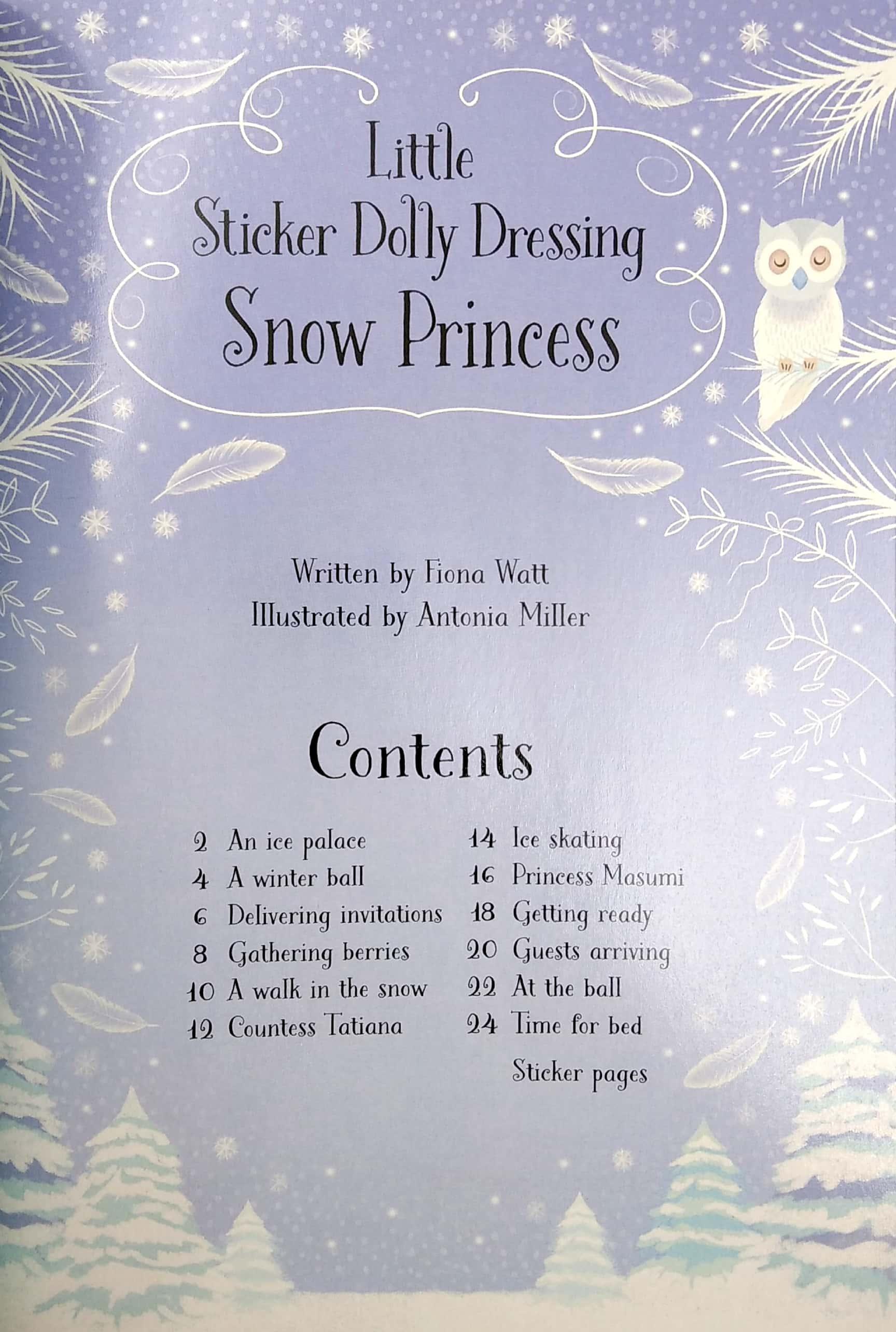 Little Sticker Dolly Dressing Snow Princess