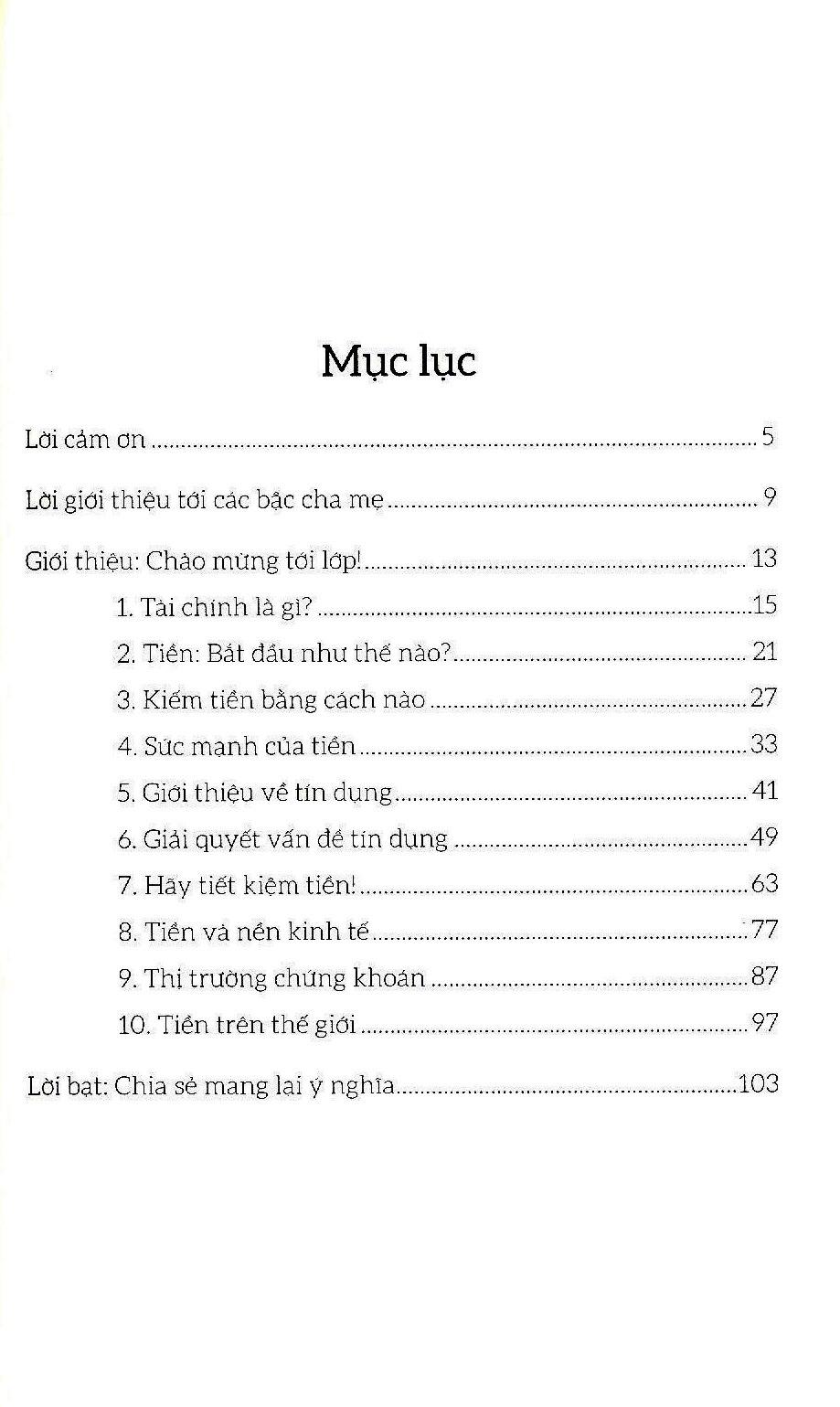 Cuốn Sách Tài Chính Đầu Đời