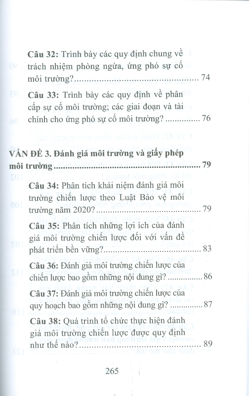 Hướng Dẫn Ôn Tập Luật Môi Trường - Dùng Cho Hệ Đào Tạo Cử Nhân Và Thạc Sĩ Các Chuyên Ngành Thuộc Lĩnh Vực Khoa Học Pháp Lý