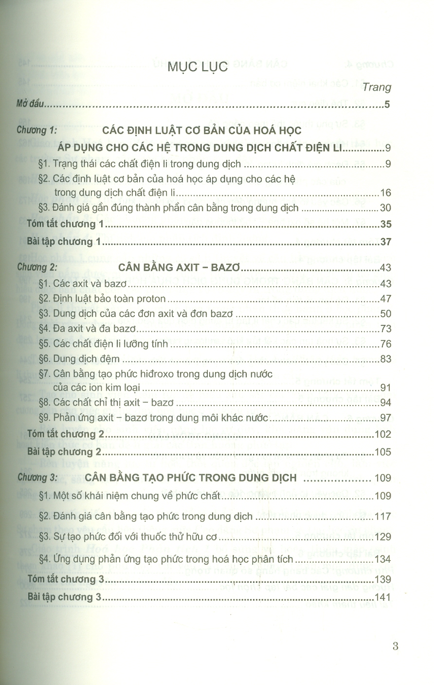 Hoá Học Phân Tích 1 - Cân Bằng Ion Trong Dung Dịch - Nguyễn Tinh Dung (ĐHSP)