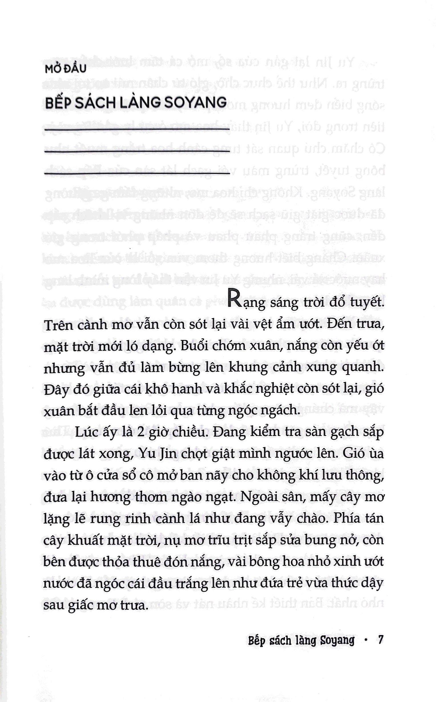 Bếp Sách Làng Soyang