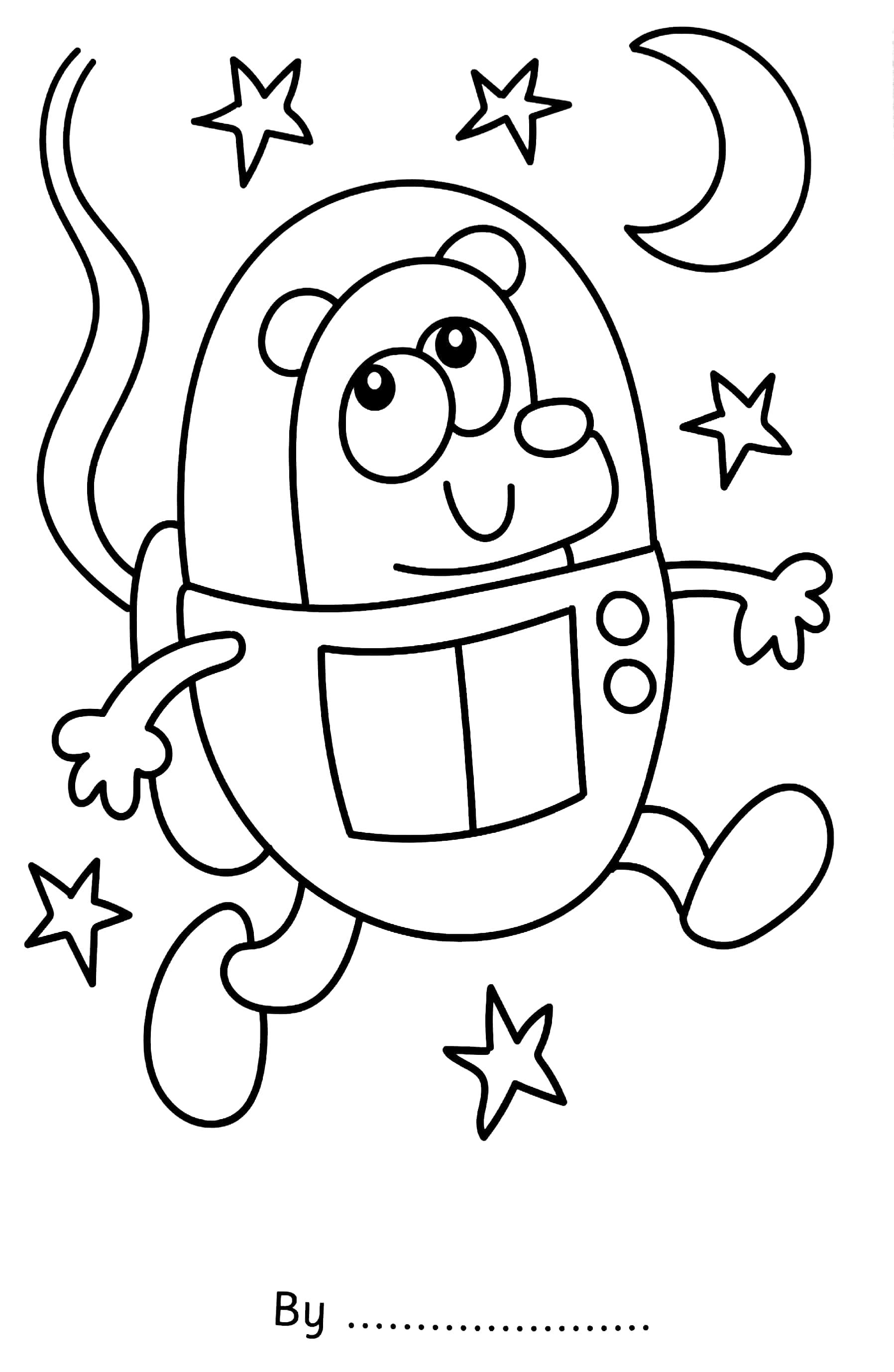 Bumper Space Colouring