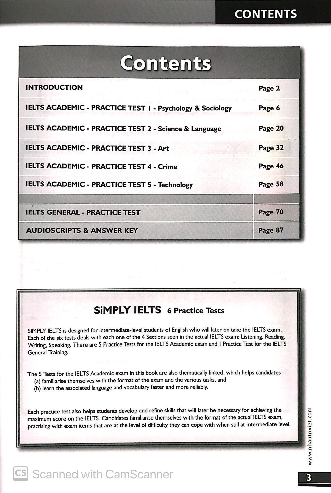 Simply IELTS - 6 Practice Tests (Kèm CD)