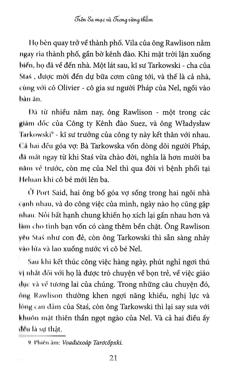Trên Sa Mạc Và Trong Rừng Thẳm