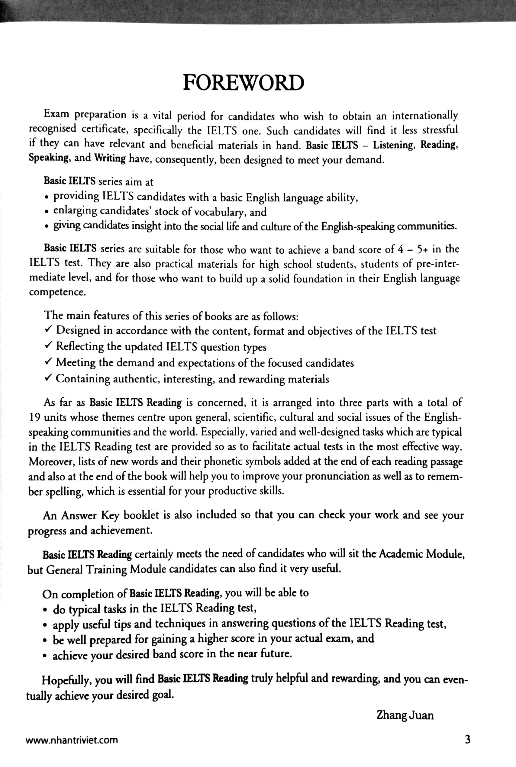 Basic Ielts Reading