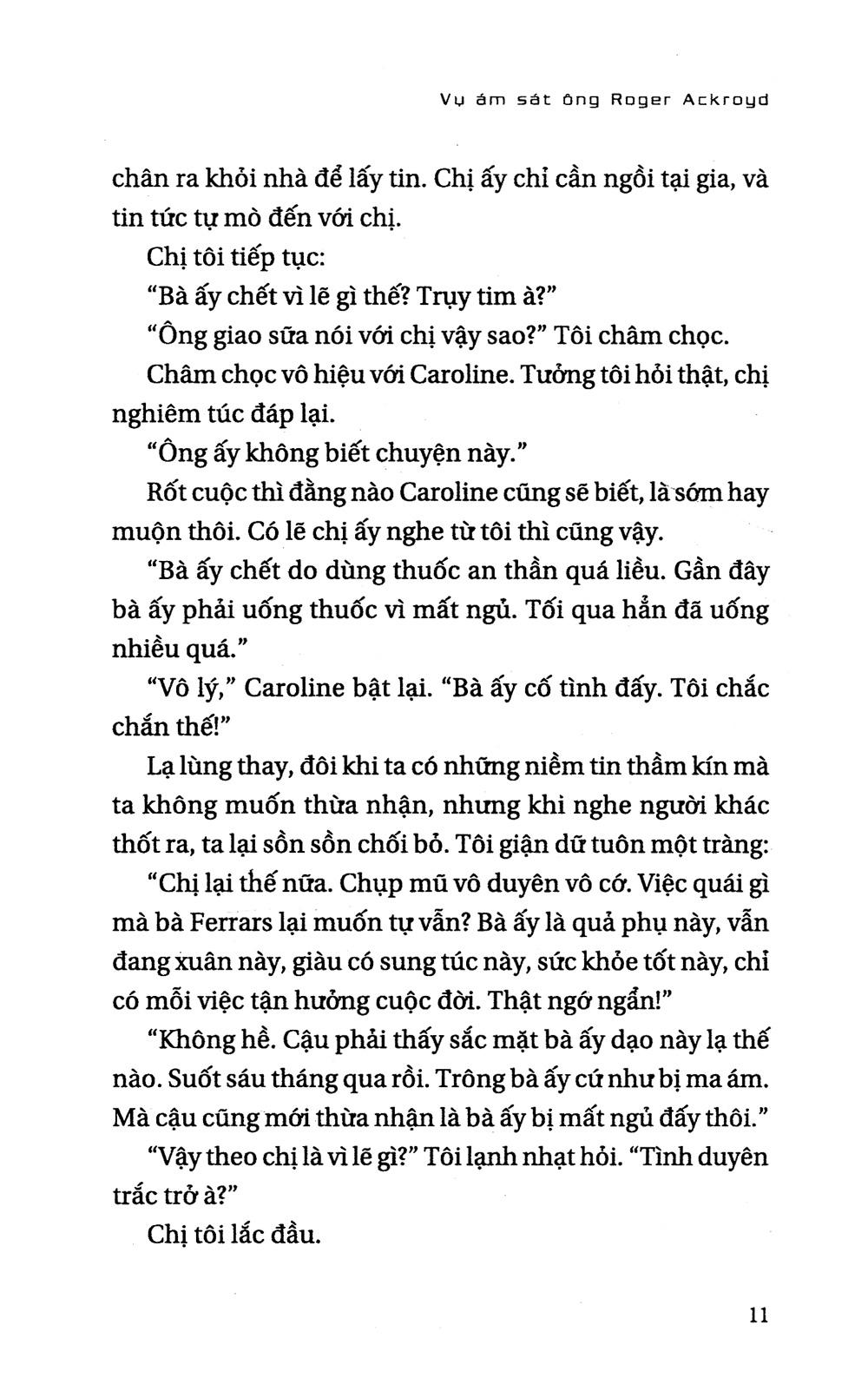 Agatha Christie - Vụ Ám Sát Ông Roger Ackroyd (Tái Bản)