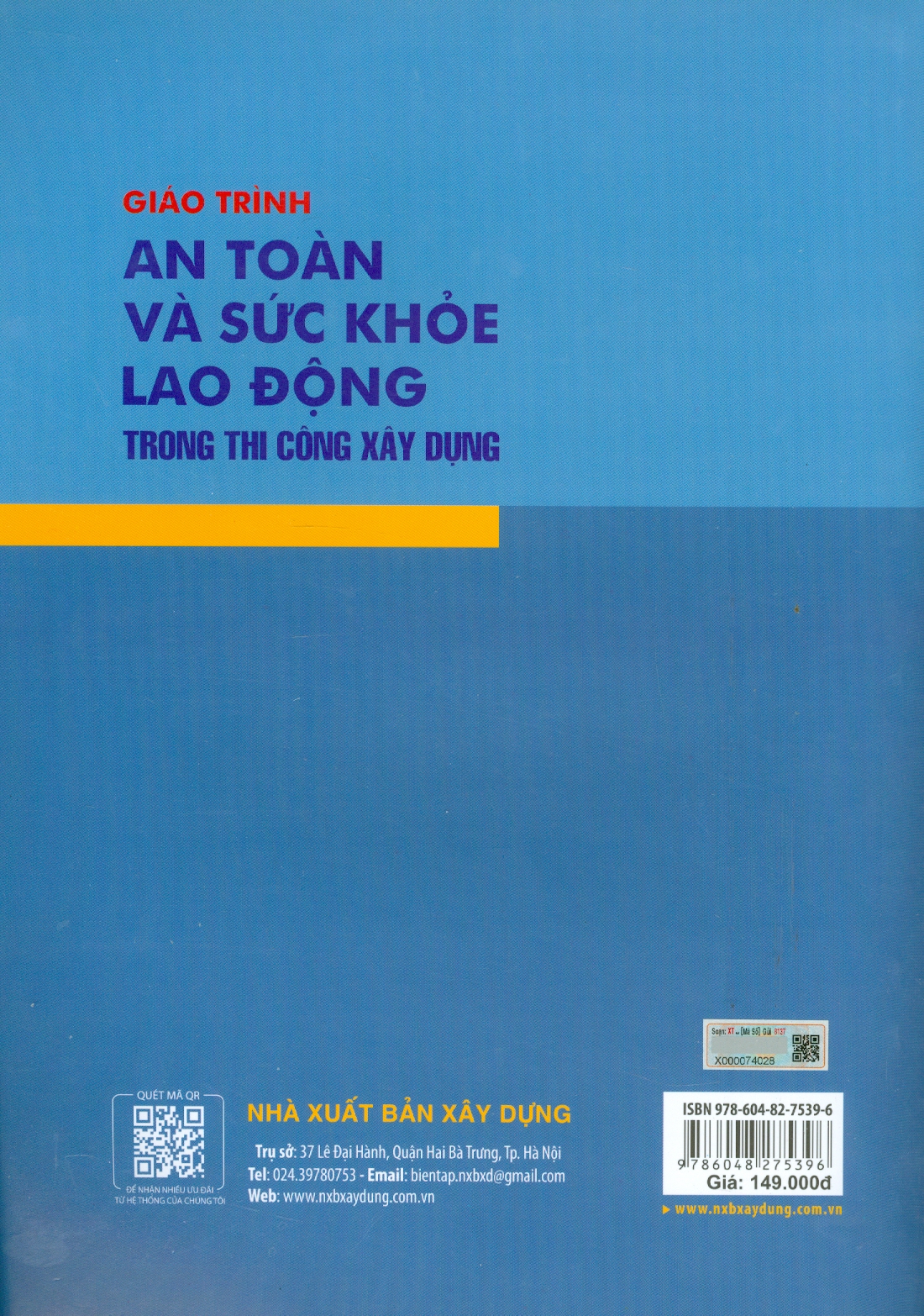 Giáo Trình An Toàn Và Sức Khoẻ Lao Động Trong Thi Công Xây Dựng