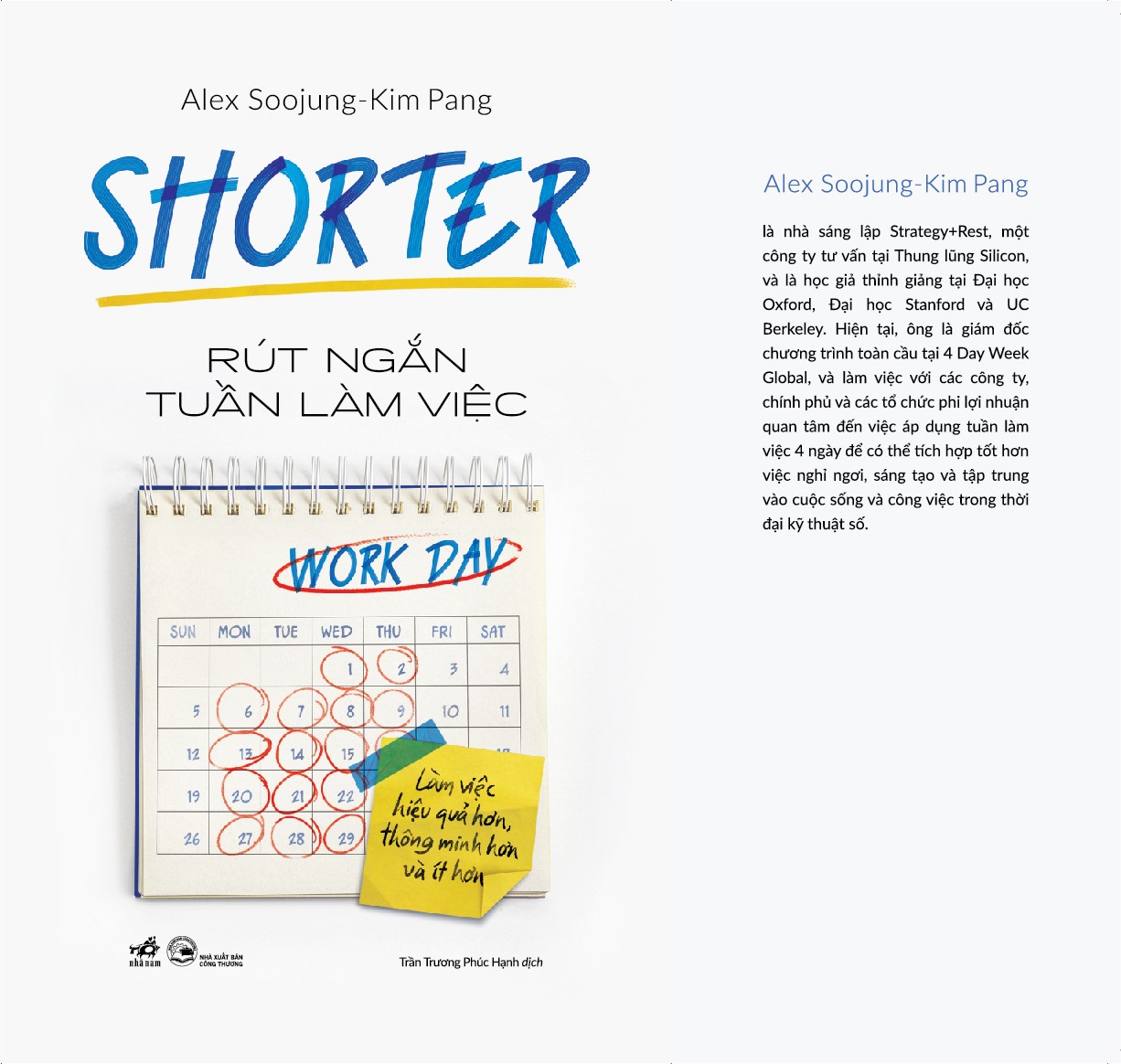 Sách - Shorter - Rút ngắn tuần làm việc (Alex Soojung) (Kim Pang) (Nhã Nam Official)